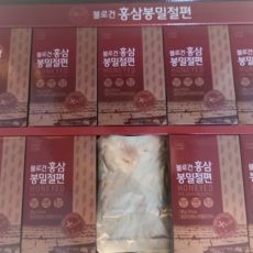 Медовые-цукаты с красным корейским женьшенем 4-х лет, СЛАЙСЫ, 200-гр, ТЭДОН, пуллогон. Южная Корея