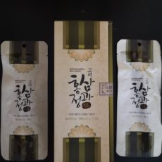 медовые цукаты с красным корейским женьшенем 4лет,корни100г(20g)